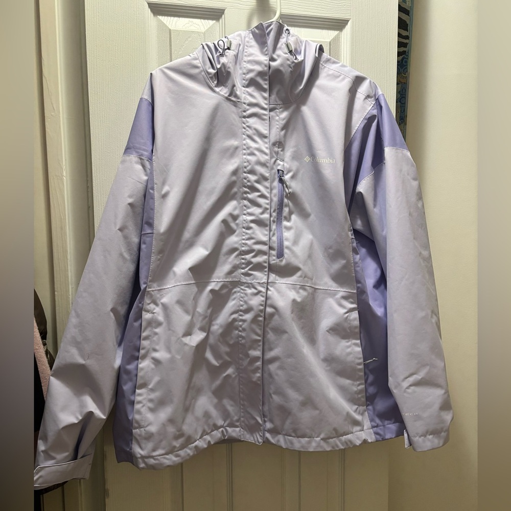 Columbia Lavender Rain Jacket